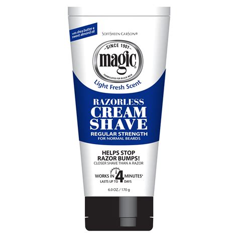 The Benefits of Magic Razorless Shave Cream for Black Men: A Solution for Coarse Hair